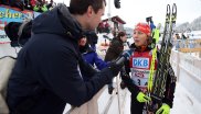 Laura Dahlmeier in an ARD interview: The media’s interest is increasing – but the sport is her first priority.