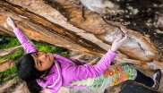 Ashima Shiraishi schaffte im März 2016 als erste Frau überhaupt einen Boulder im Grad 8c.