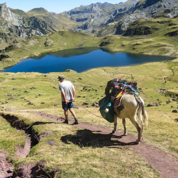 Mit Esel geht's leichter: Wandern