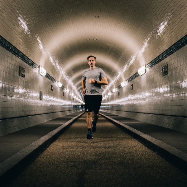 Alexander Zimmermann im Alten Elbtunnel