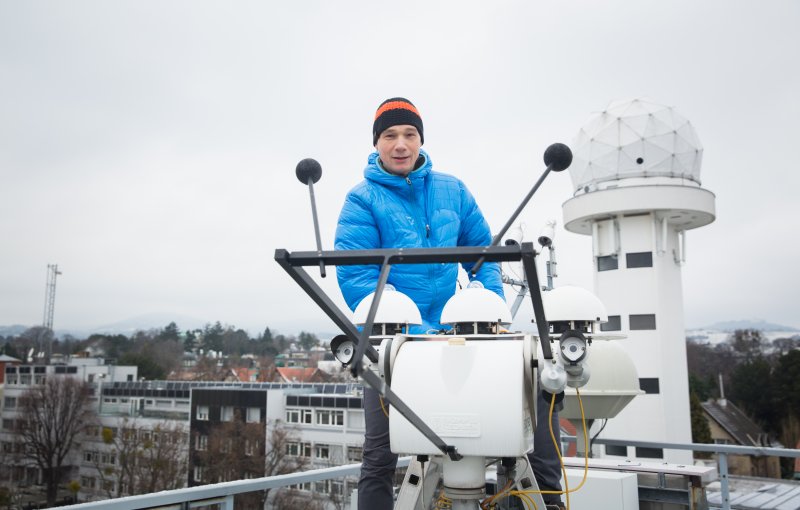 Climate researcher Marc Olefs in Vienna