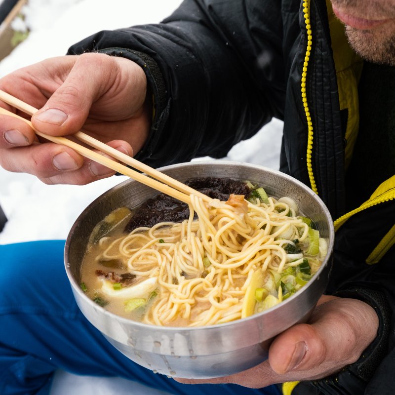 Ramen soup for the ski tour
