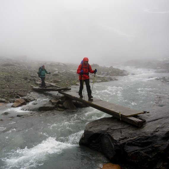 Mehrere Wochen lang wanderte unser Autor als Jugendlicher im strömenden Regen durch Norwegen