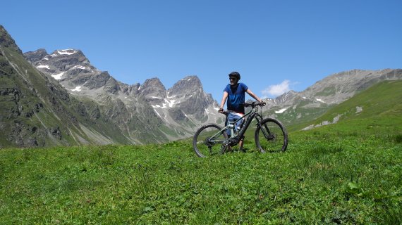 Mit dem E-Mountainbike in den Bergen