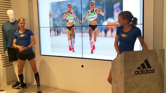 Anna (l.) und Lisa Hahner erklären, wie sie aus ihrer sportlichen Krise 2016 herausfanden.
