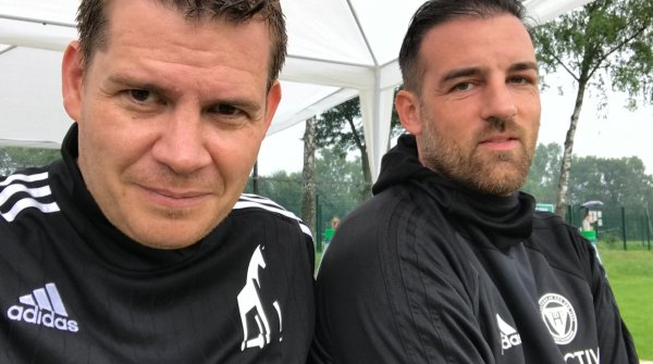 Raphael Brinkert (left) and German former national soccer player Christoph Metzelder are managing directors of Jung von Matt/sports.