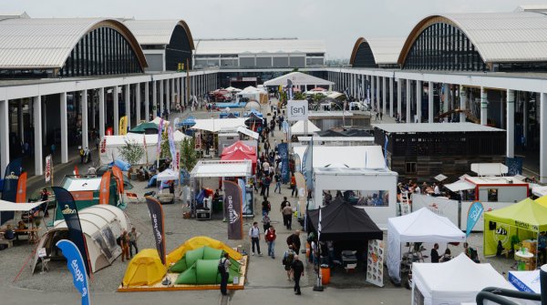 Freigelände auf der Outdoor in Friedrichshafen