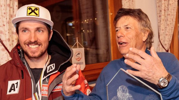 Peter Schröcksnadel (r.) mit Österreichs größtem Skistar Marcel Hirscher