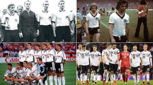 Die deutschen WM-Trikots von 1954 bis 2018 in Bildern