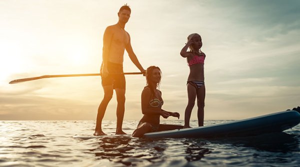 SUP Board at the sea