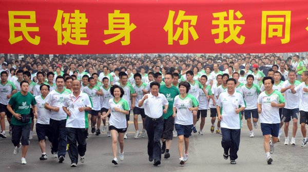 Laufen bewegt in China die Massen
