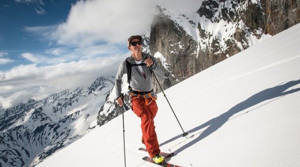 Der neue K2 Wayback mit der Marker Alpinist im Aufstieg