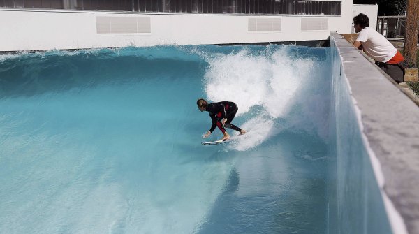 The Wavegarden in San Sebastian, Spain.