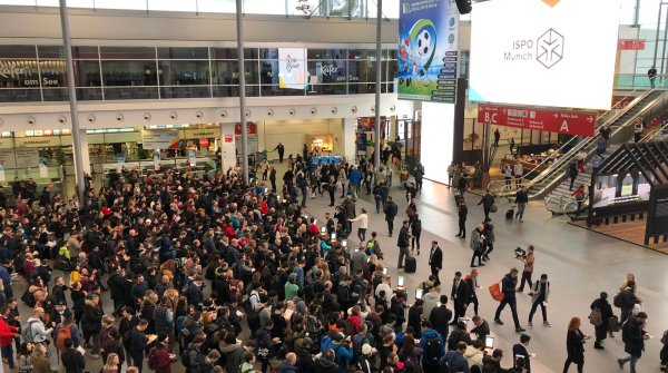 Erste Besucher auf der ISPO Munich 2019