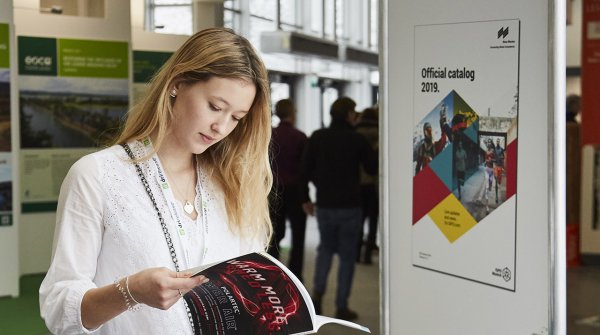 Visitor at ISPO