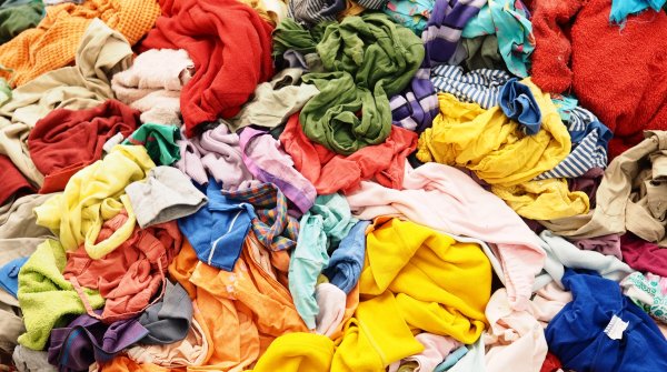 Garments are diverted from landfill using the Worn Again process.