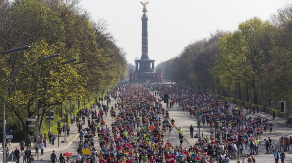 34,000 runners take part in the Berlin Half Marathon every year.