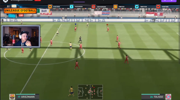 UniLeague eFOOTBALL Stream