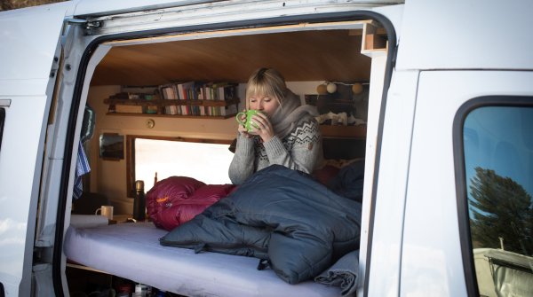 Camping statt Champagner – Van Life in St. Moritz