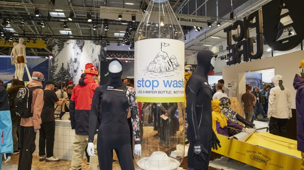 The topic of sustainability was dominant at Picture's stand at ISPO Munich 2020.