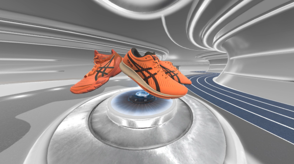 Asics launched its newest shoes with its Virtual Innovation Lab.