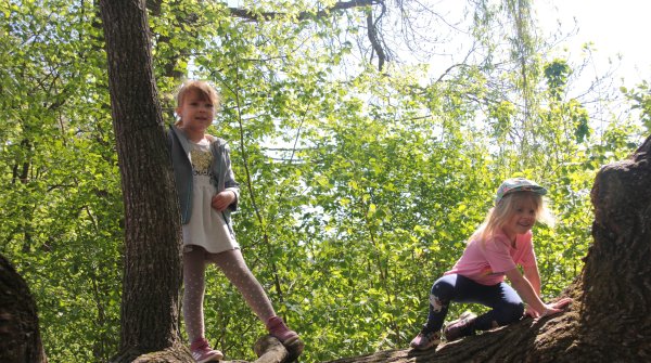 Playing outside is important for children's health.