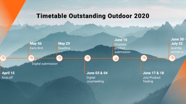 Timetable of Outstanding Outdoor 2020