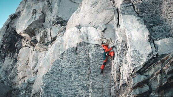 Solo mountaineer Jost Kobusch talks about his experiences on rock at the ISPO Re.Start Days