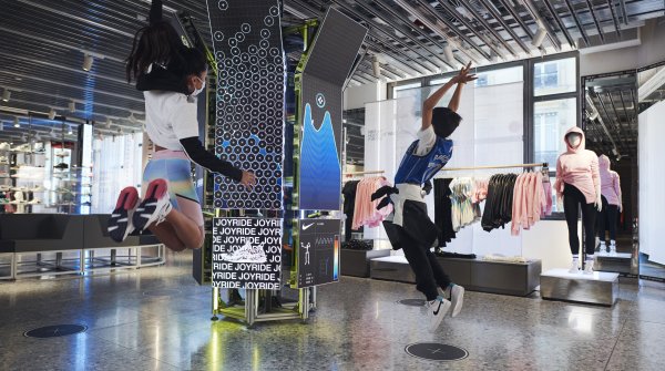 The Nike House of Innovation in Paris from the inside.