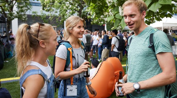 Outdoor-Party auf der OutDoor by ISPO