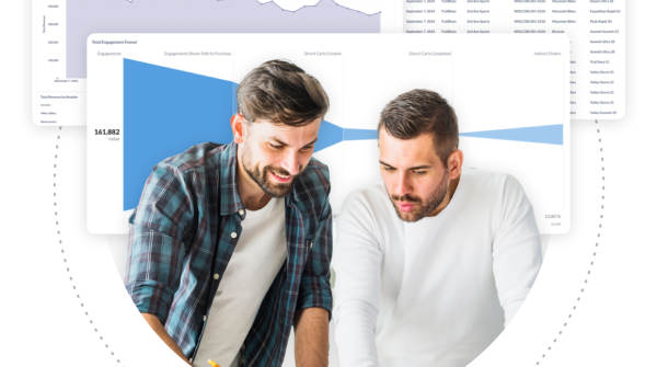 Fenster mit Analaytics + 2 Herren