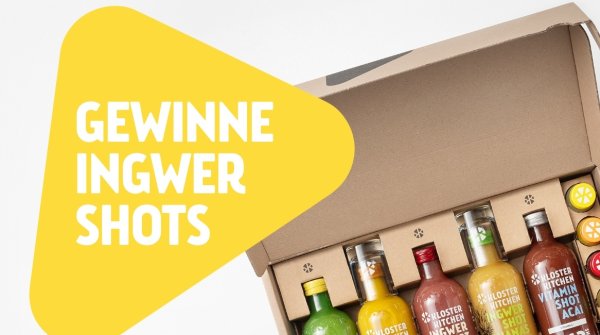 Gewinnspiel für Ingwer Shots