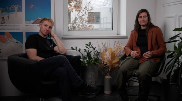 Elias Elhardt and Claudia Klingelhöfer