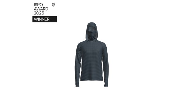 ISPO Award Winner 2025: RealFleece Grid Blackridge Pullover Hoodie by Icebreaker elevates plastic-free thermal performance