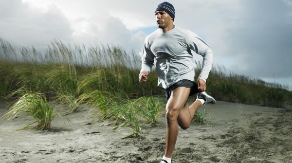 A runner in the dunes.