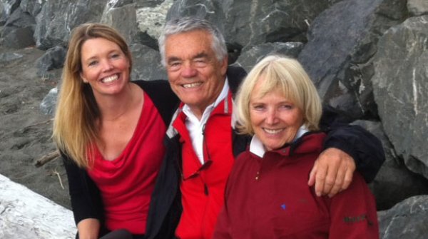 Familie Hilleberg: Petra, Renate und Bo.