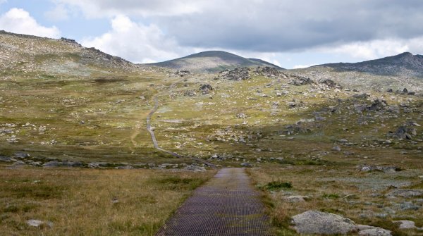 Mount Kosciuszko, Australiens höchste Festlands-Erhebung