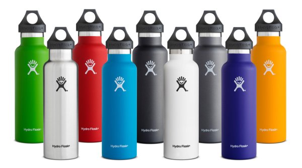 Die Flaschen von Hydro Flask wurden 2016 auf der ISPO MUNICH vorgestellt
