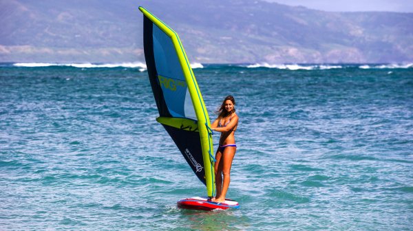 Das iRig macht auch SUP-Boards zum Windsurfer