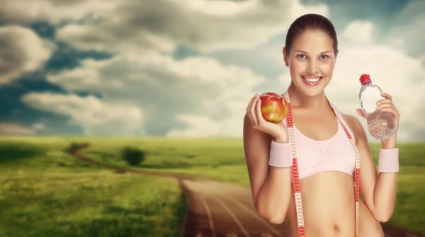 Wettkampf-Ernährung: Nur mit einem Apfel wird das Laufen auf Dauer schwer fallen. 