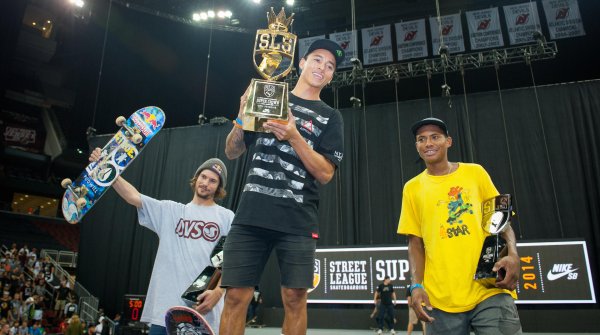 Nyjah Huston gewinnt das Finale der SLS Super Crown