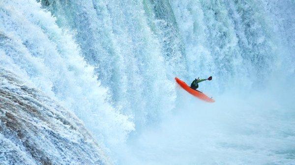 Kayaking ace Rafael Ortiz in his element