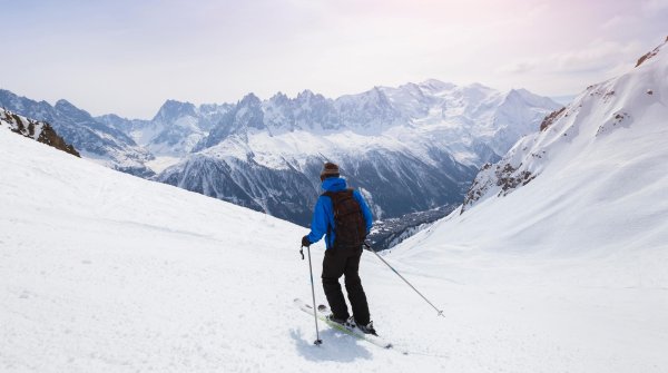 Grandiose Bergkullisse bei Charmonix in den französischen Alpen