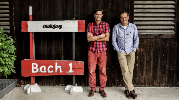 Peter Räuber (right) and Klaus Haas have made Maloja into one of the fastest growing sports fashion companies around.