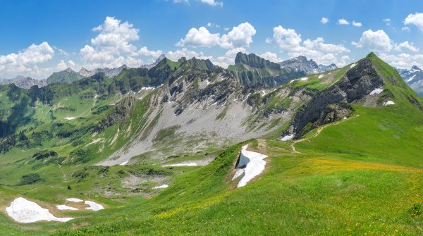 Allgäuer Alpen: Klettern über blühenden Wiesen