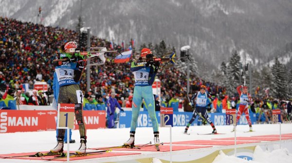 Full stadiums and high viewing rate: In Germany, the Biathlon is a top event.