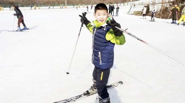 Skiing is booming in China.