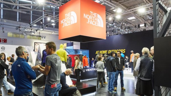 Der Stand von The North Face auf der ISPO MUNICH 2017