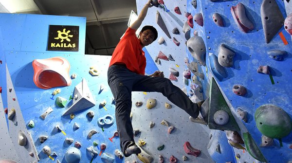 Climbing is earning its spot on the Chinese sports market.