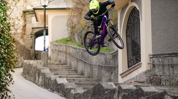 Urban Freeriding in Salzburg: Fabio Wibmer.